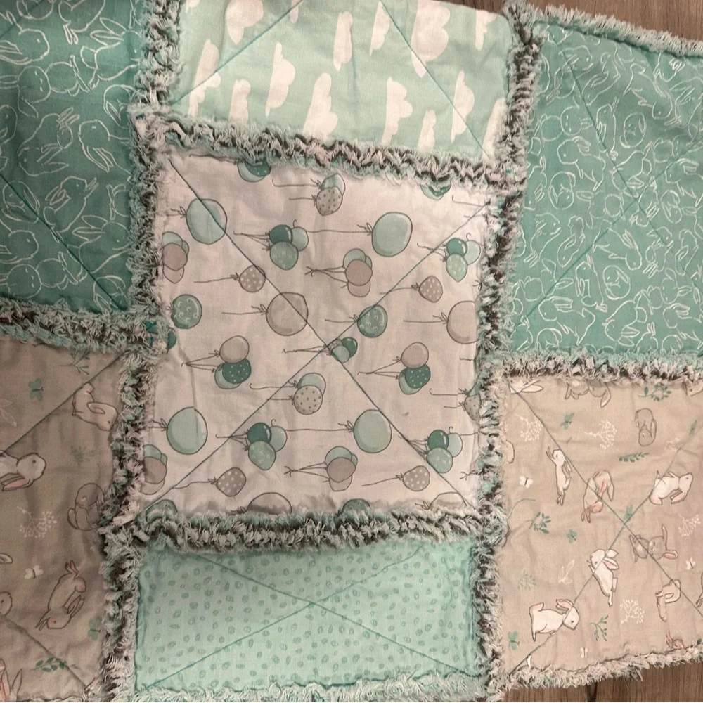 33x43 baby rag quilt - Picture 3 of 3